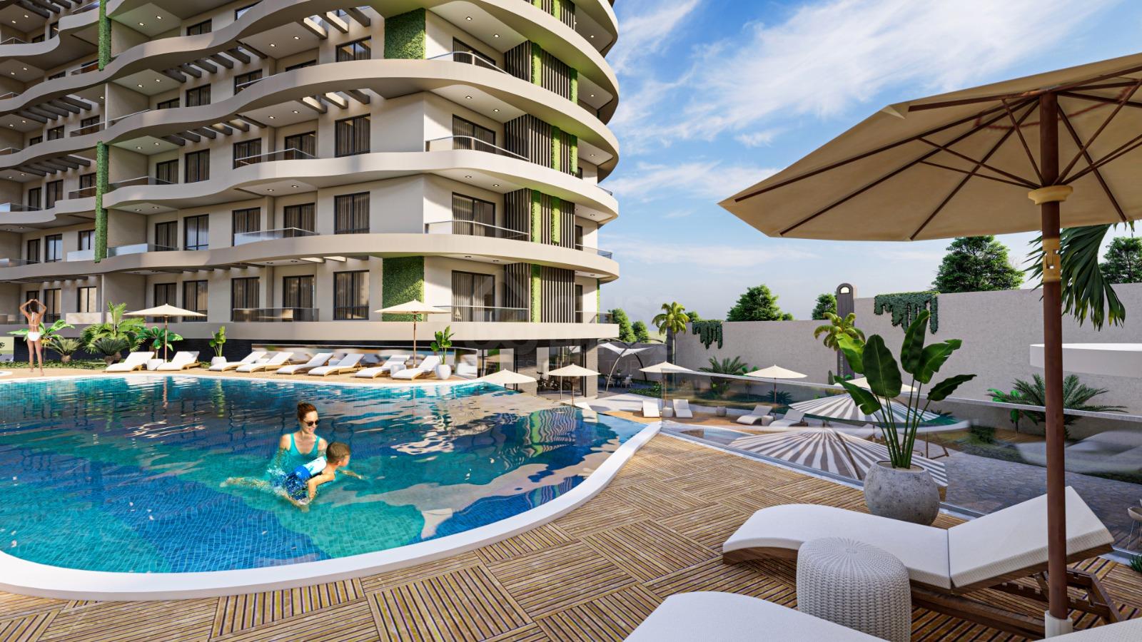 Premium Project For Sale 1+1, 2+1 Apartments And 2+1, 3+1 Duplexes In Avsallar, Alanya