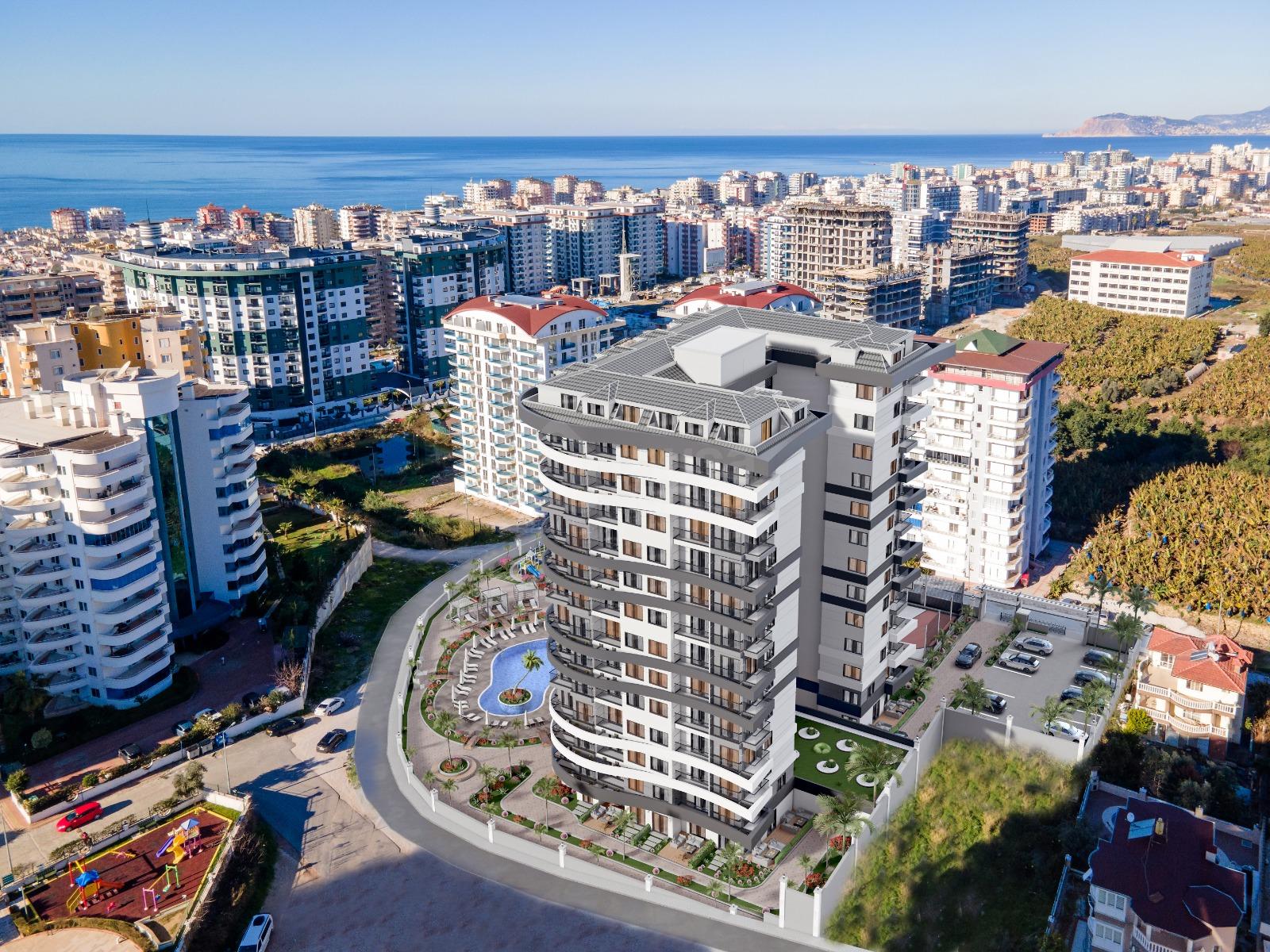 New Project For Sale 1+1 Apartments And 2+1 Duplexes In Mahmutlar