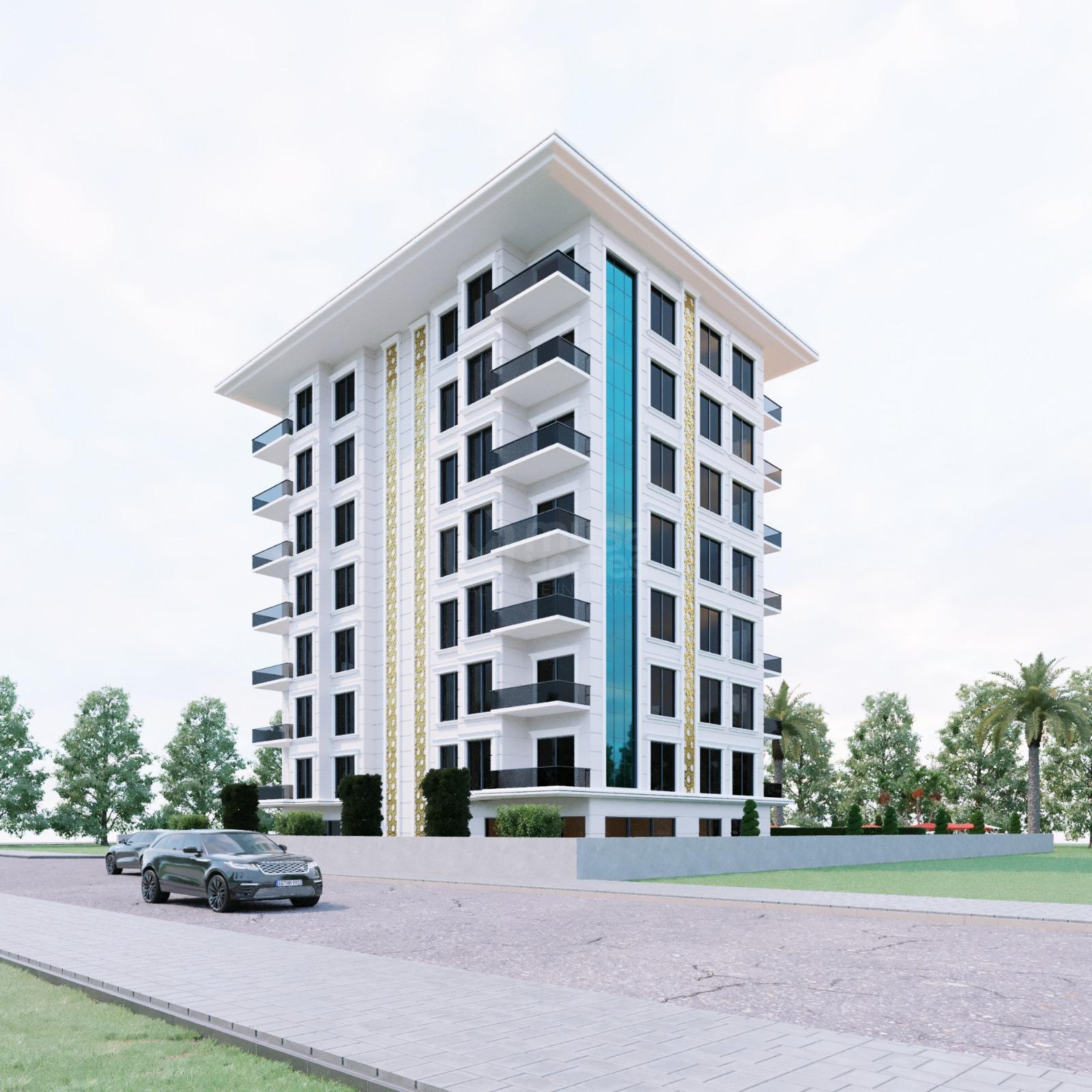 LOTUS PREMİUM. New Project with 2+1, 4+1 Duplex Apartments in Avsallar, Alanya