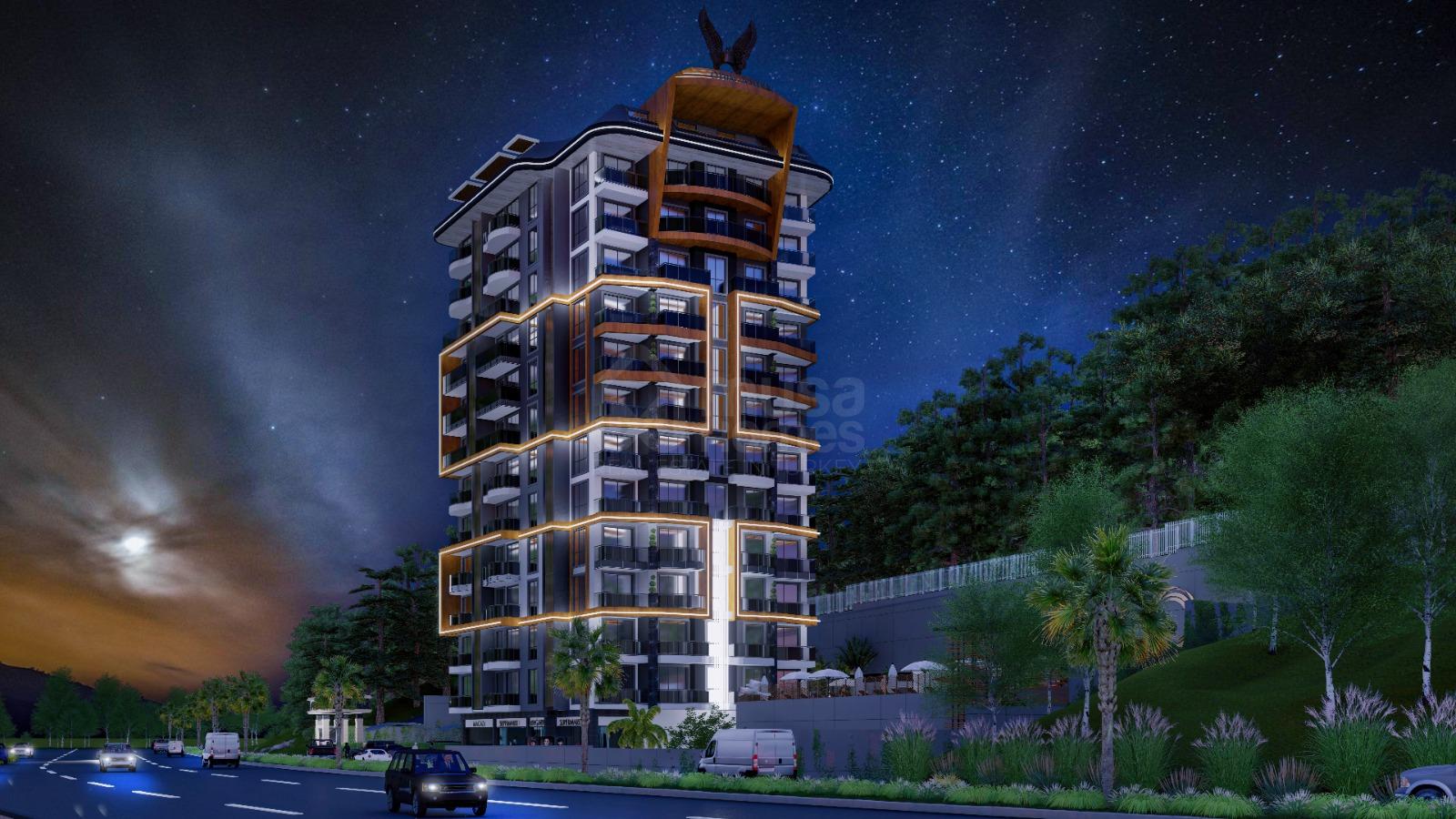 New Life Project with 1+1, 2+1 and 3+1 Apartments in Mahmutlar, Alanya