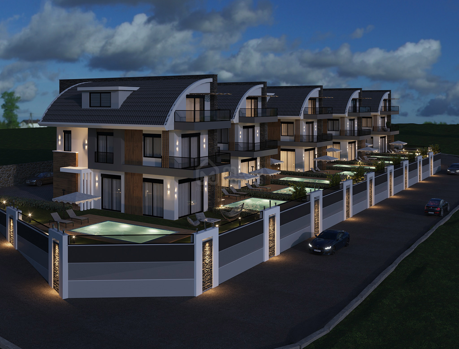 New Project with Villas 4+1 in Avsallar, Alanya