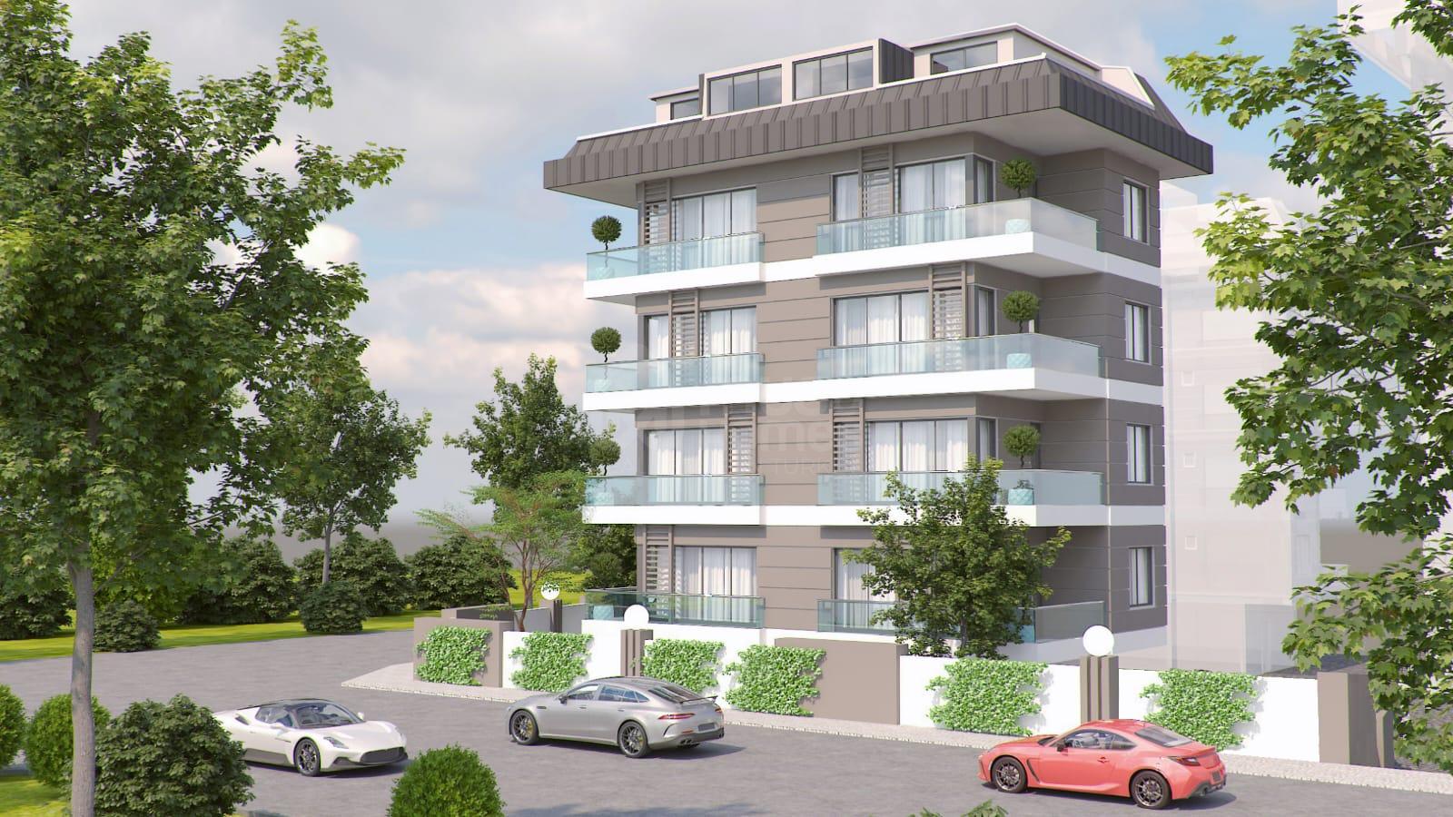 New Project of 1+1 Apartments and 2+1 Duplexes in Kestel with a sea view
