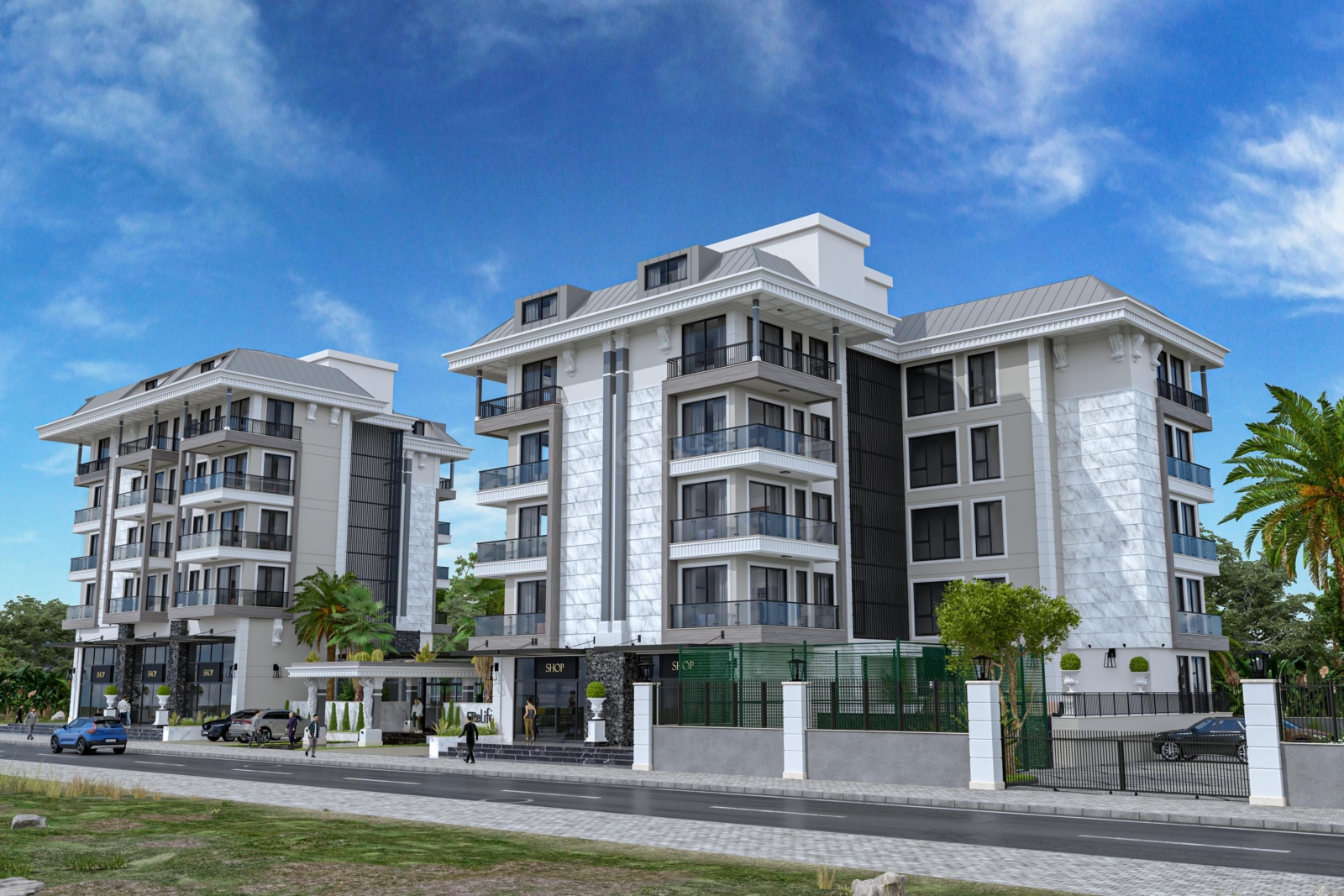 ELİTE LİFE 8 New Project with 1+1, 2+1 Apartments and 2+1 Penthouse Duplexes in Kargicak