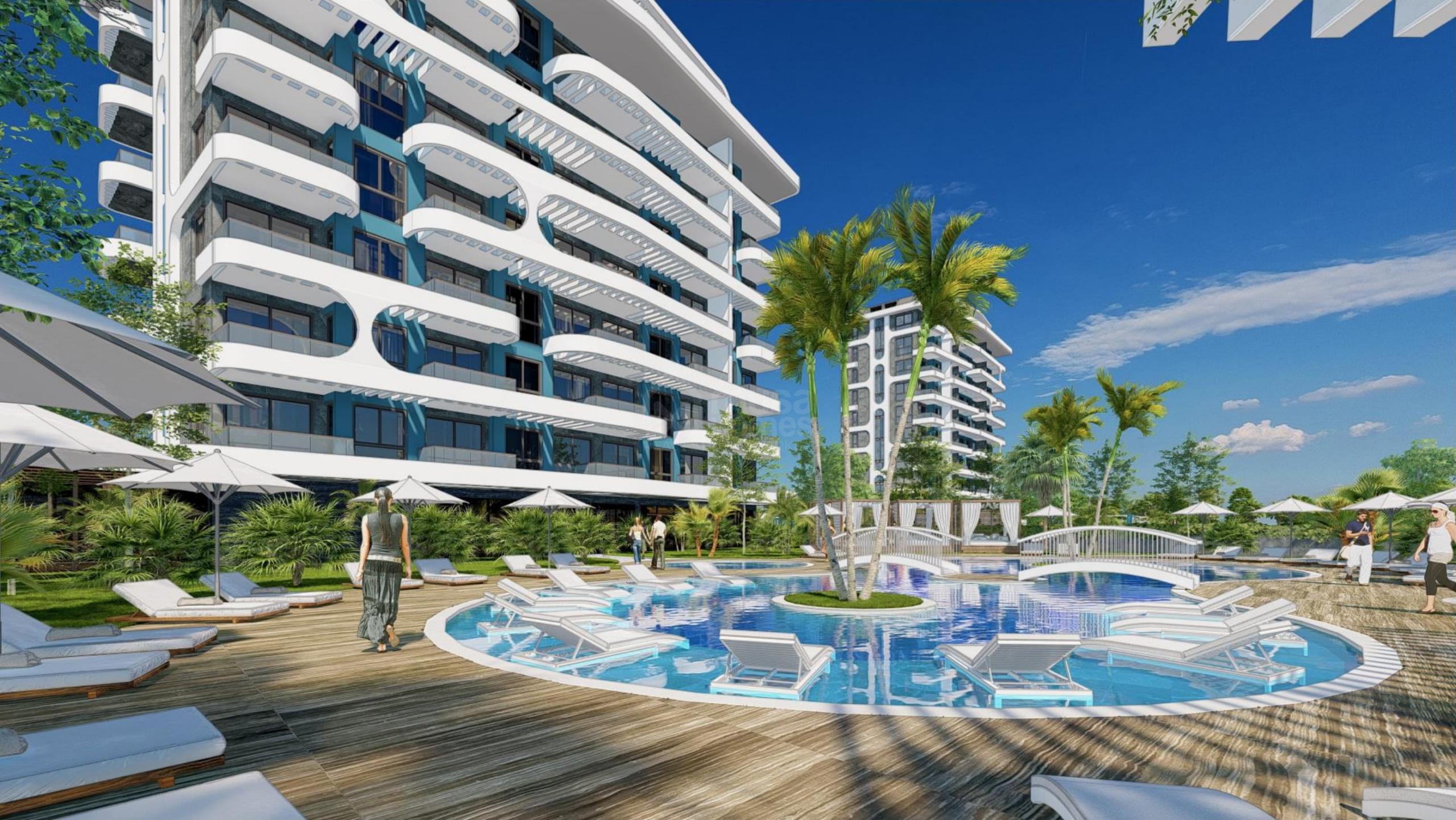 New Project with 1+1, 2+1 and 4+1 Apartments in Demirtas