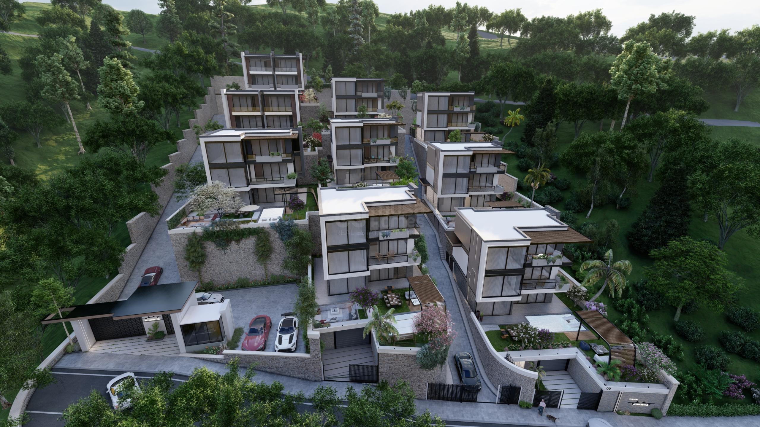 HİLL HOUSES. New Project with 3+1 and 4+1 Villas in Alanya Hills
