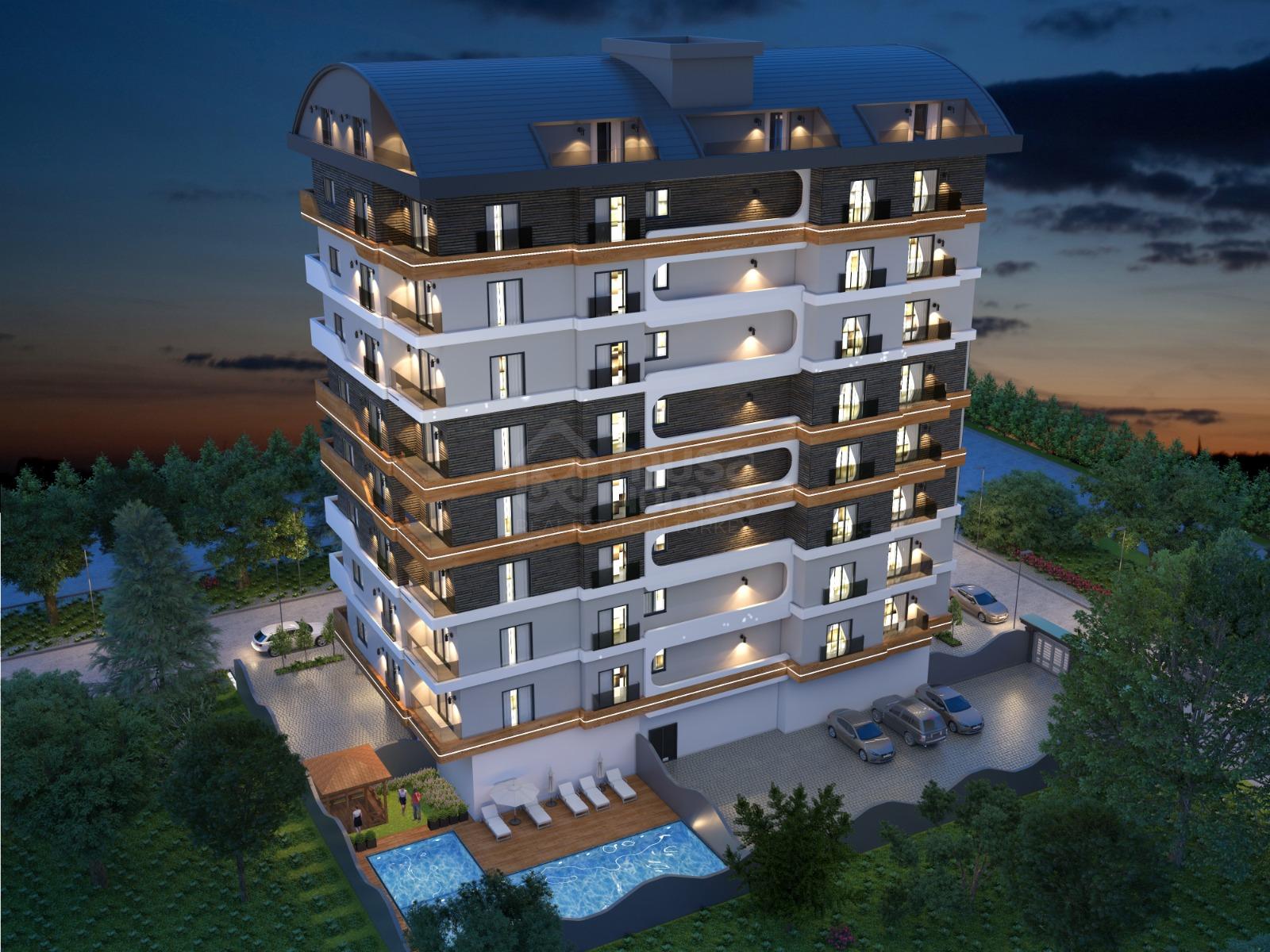 GLORİA. New Project with 1+1, 3+1 Duplex and 4+1 Duplex Apartments in Mahmutlar, Alanya