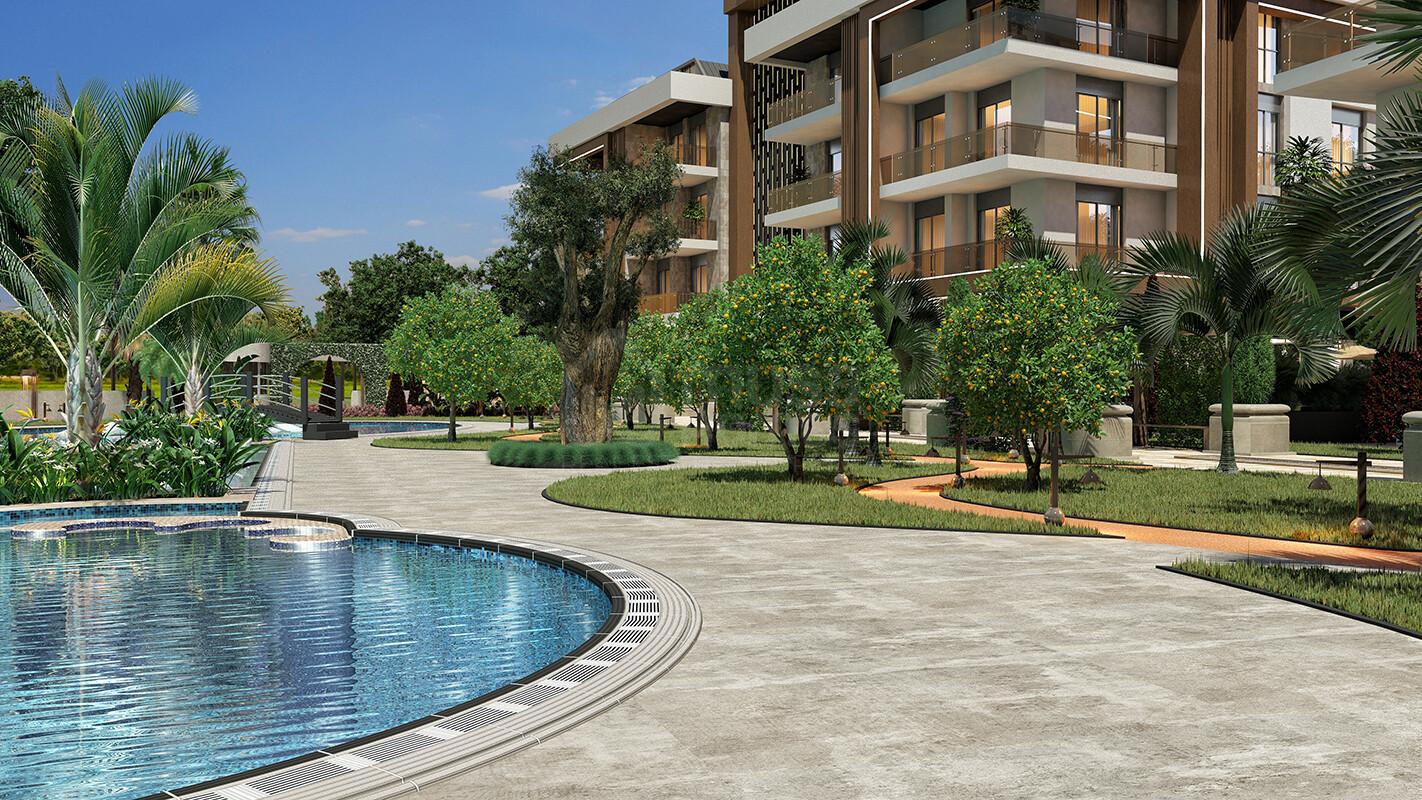 New Project in Oba with 1+1, 2+1 and 3+1 Apartments