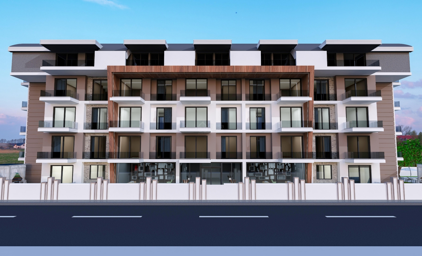 ANTARES KORU 2. New Project with 1+1, 2+1 Apartments in Gazipaşa, Alanya