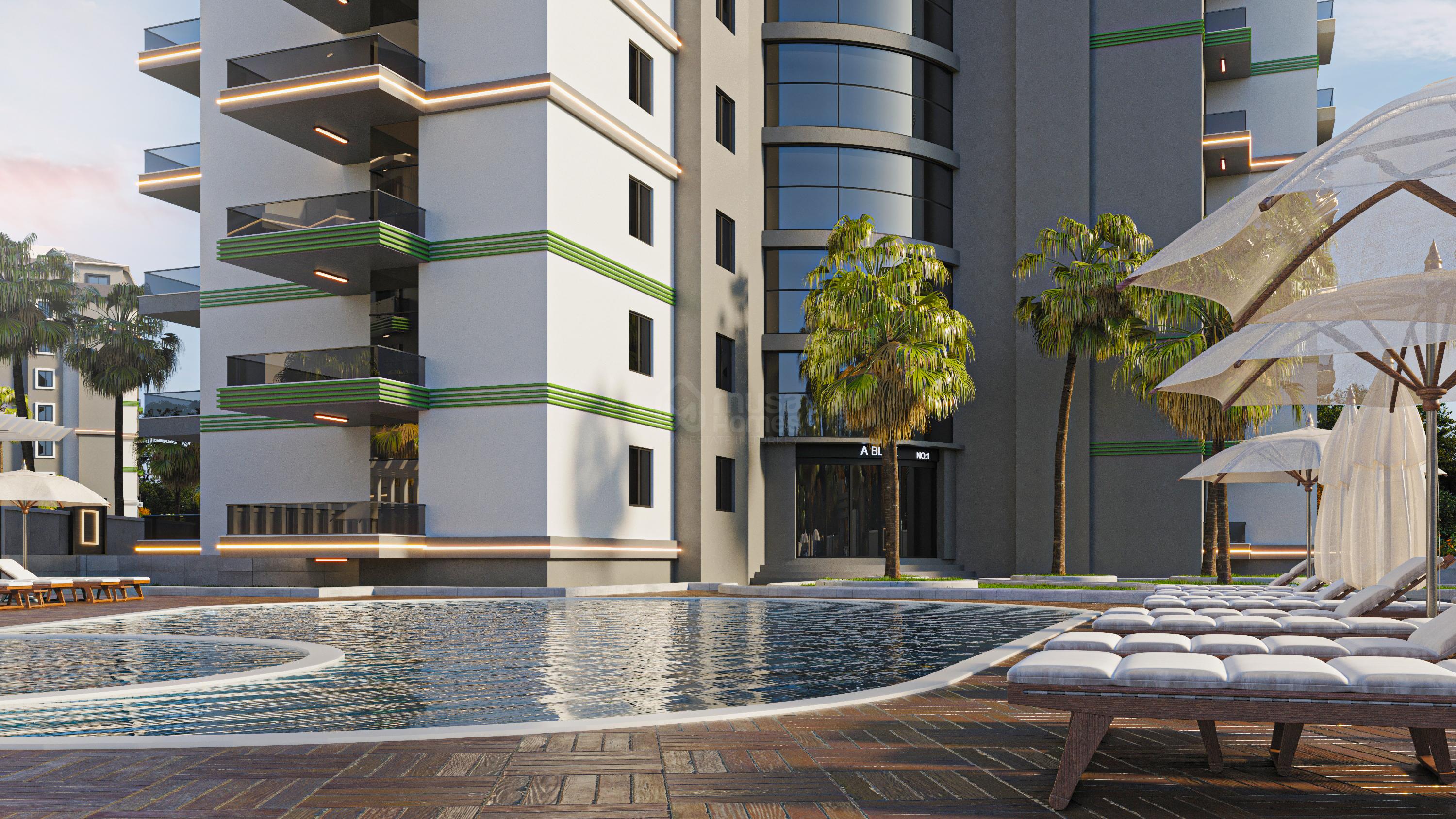 New Prpject with 1+1, 2+1, 3+1 and 4+1 flats in Avsallar, Alanya