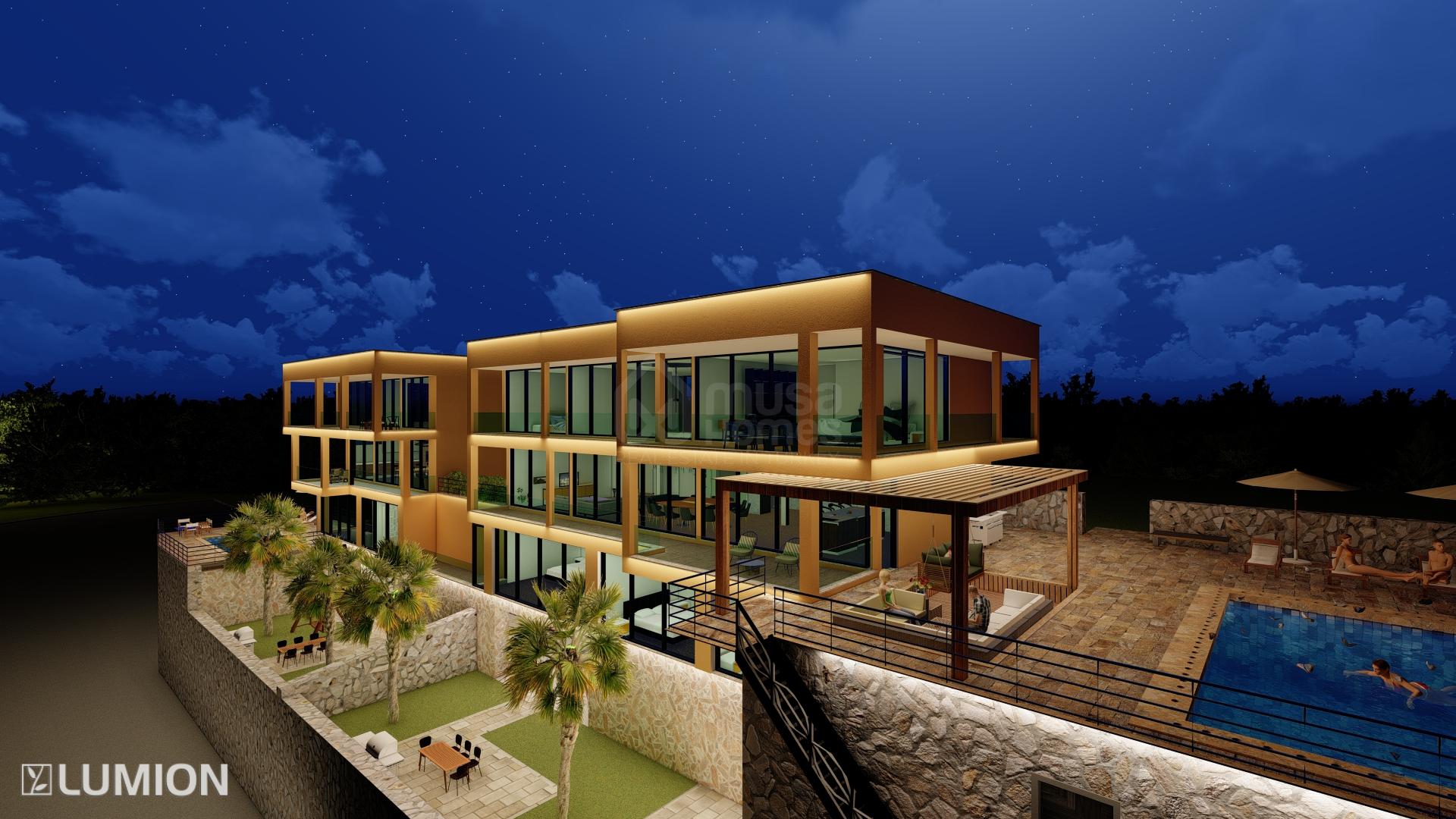 New Project with 4+1 and 5+1 Villas in Tepe, Alanya