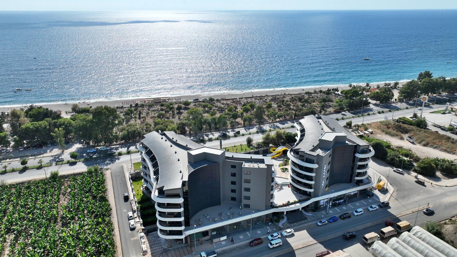 1+1 Sea Shore Apartment Full Furnished in Kargıcak, Alanya