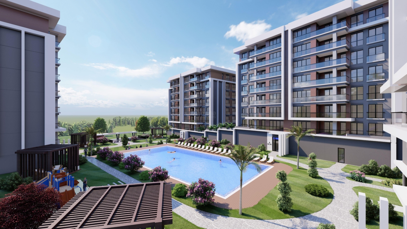 New Project with 2+1,3+1 flats for Citizenship in Silivri Istanbul