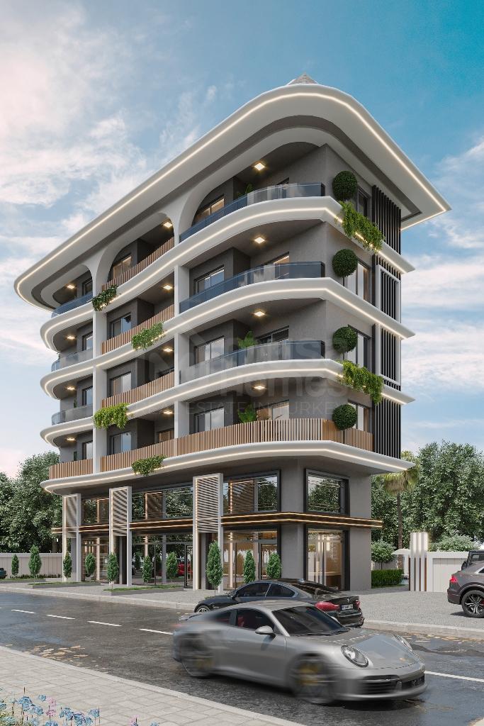 LUXURY PORT 3 New Project close to the sea in Kargicak with 1+1, 2+1 apartments and 2+1, 3+1 duplexes