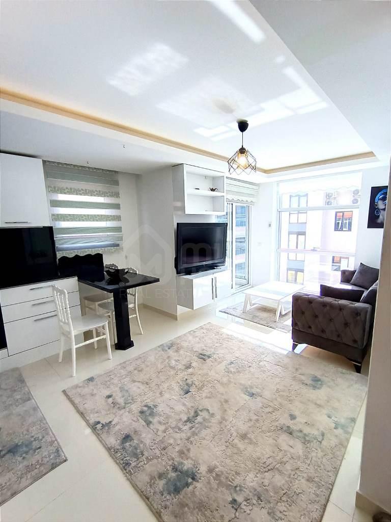 Alanya, Gullerpinari. Furnished 1+1 apartment close to the sea id 5093