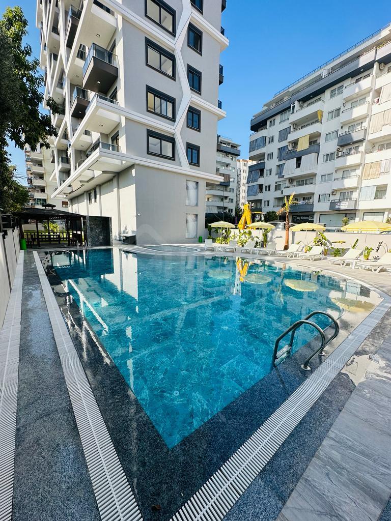 Alanya, Mahmutlar. New 1+1 apartment close to the sea id 5130