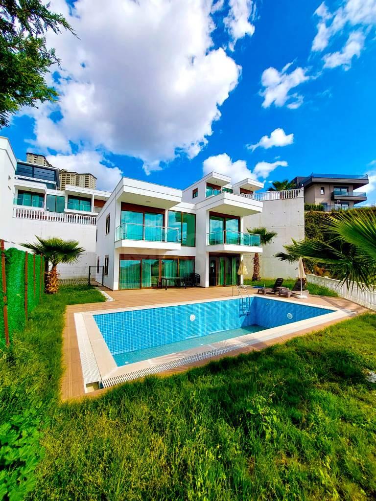 Alanya, Kargicak. Furnished 3+1 villa suitable for Citizenship id 5242