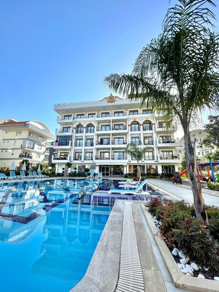 OBA VOYAGE GARDEN Furnished 2+1 apartment with mountain view in Alanya, Oba id 5540